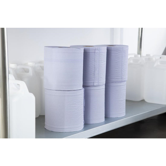 Tork centrefeed handdoekrollen blauw (6 stuks)
