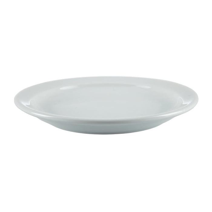Olympia Whiteware borden met smalle rand 15cm (12 stuks)