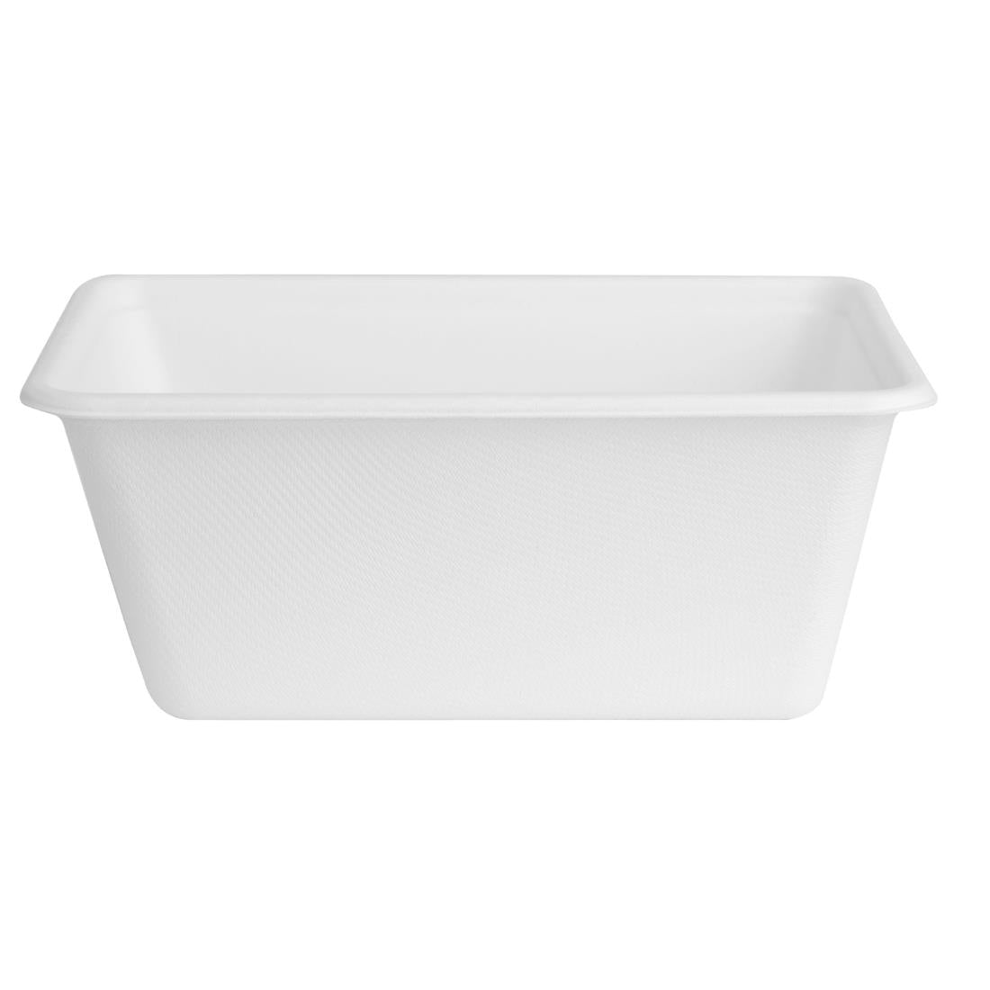 Fiesta Composteerbare Bagasse Voedselcontainer Bases 1000ml (Pakket Van 100)