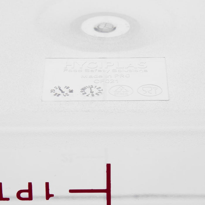 Hygiplas polycarbonaat voedseldoos vierkant 3,5L