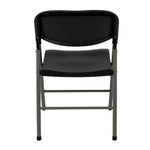 Bolero opklapbare stoelen zwart (2 stuks)