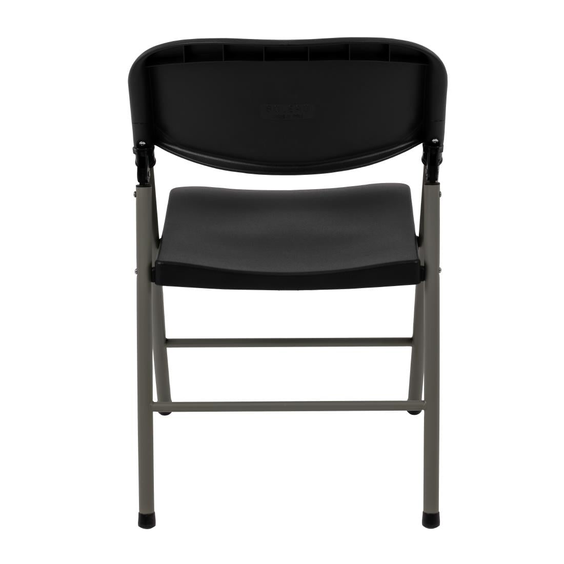 Bolero opklapbare stoelen zwart (2 stuks)