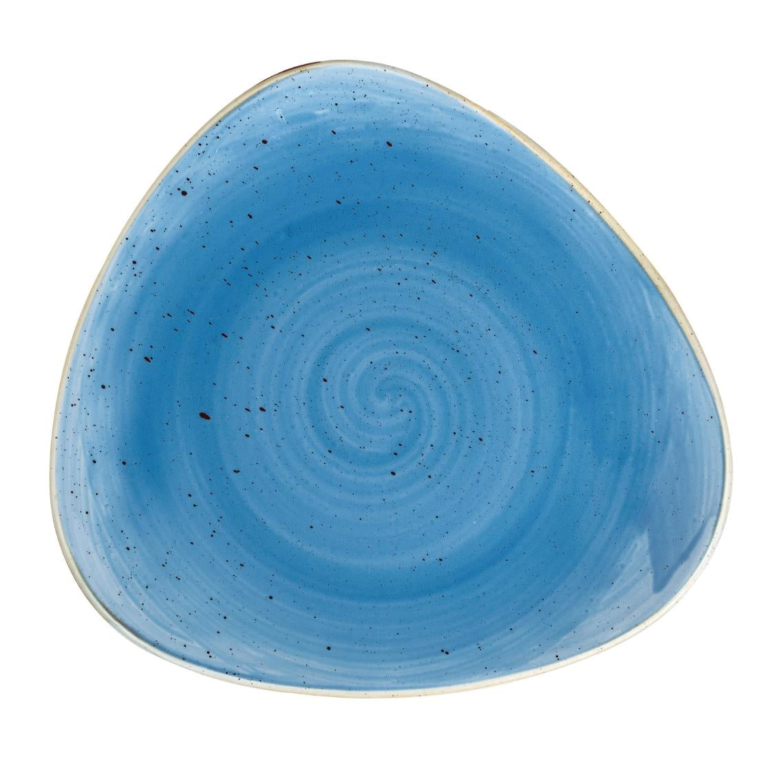 Churchill Stonecast Cornflower Blue Driehoekig Bord 19.2cm (pak van 12)