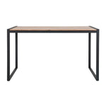 Bolero Industriële Bartafel Van Staal En Acacia, 1800x900mm