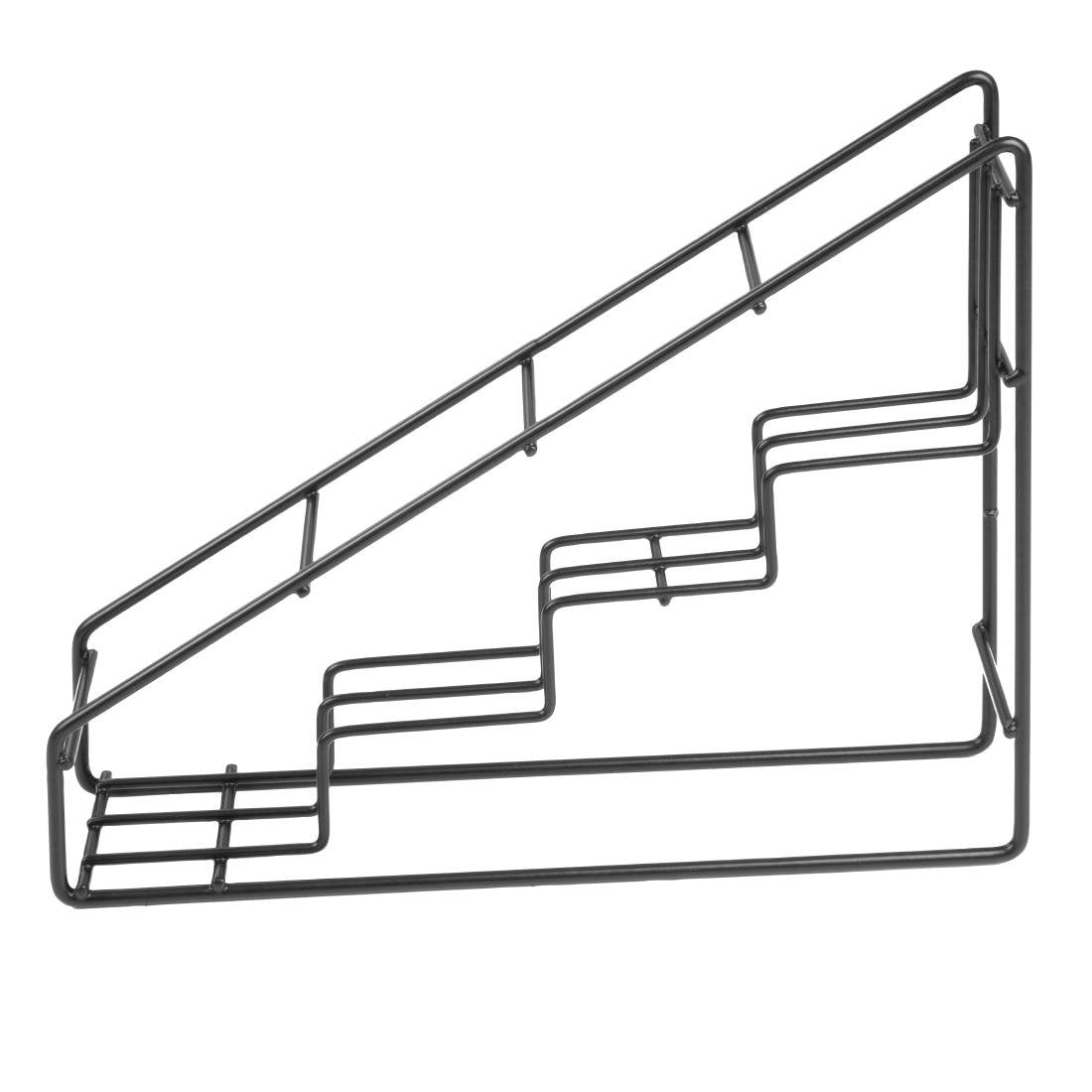 Olympia Siropen Flessenstandaard Zwart Draad 400x105x320mm