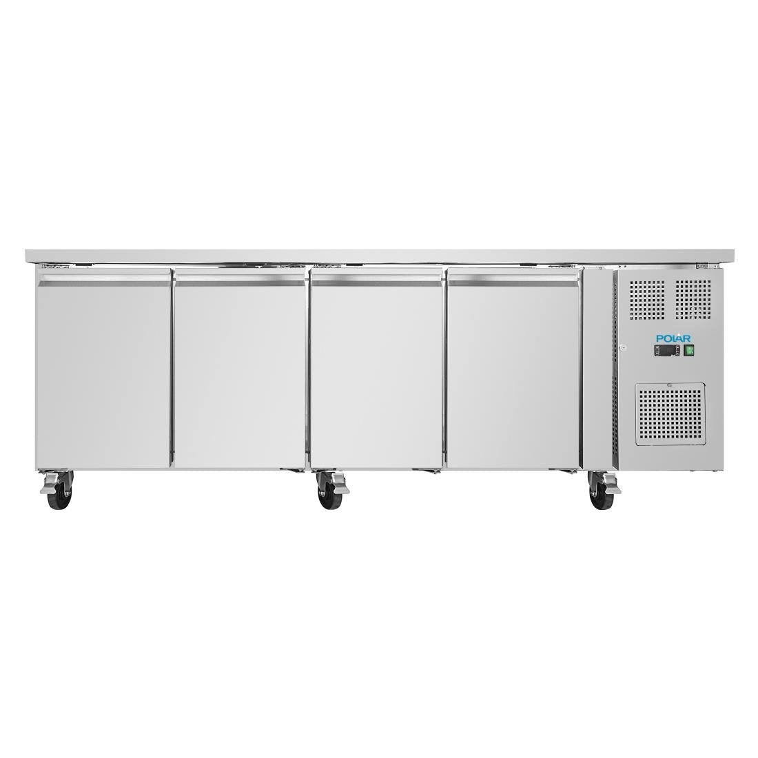 Polar U-Series Vier Deurs Counter Koelkast 553Ltr