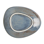 Olympia Ember Blauwe Driehoekige Borden 308 mm (Pak Van 4)