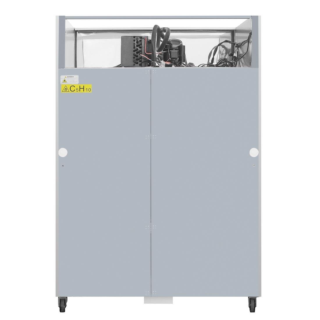 Polar G-serie 2-deurs vriezer RVS 1200L