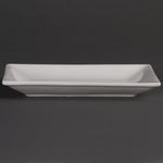 Olympia Whiteware rechthoekige serveerschalen 20x13cm (6 stuks)