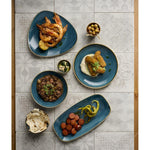 Churchill Stonecast Java Blue Lotus Bord 22.9cm (pak van 12)