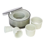 Schneider stekerdoos rond glad (9 stuks)