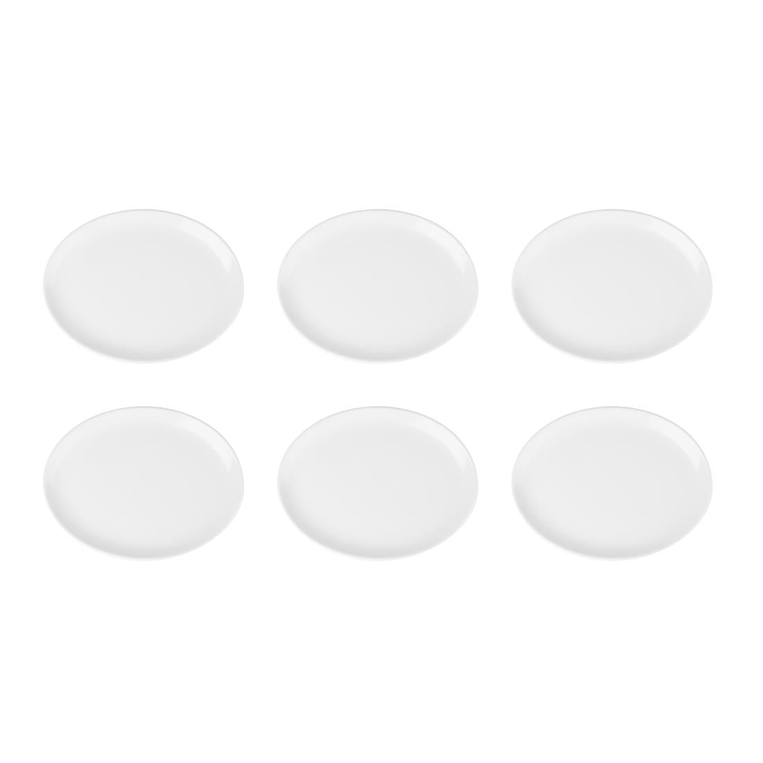 Olympia Athena ovale coupeborden 30,5x24,1cm (6 stuks)
