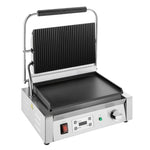 Buffalo Extra Large Contact Grill Geribbeld & Vlakke Plaat