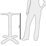 Bolero ornamentele gietijzeren tafelpoot 72(H)cm