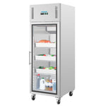 Polar G-serie Gastro 1-deurs koeling met glazen deur 600L
