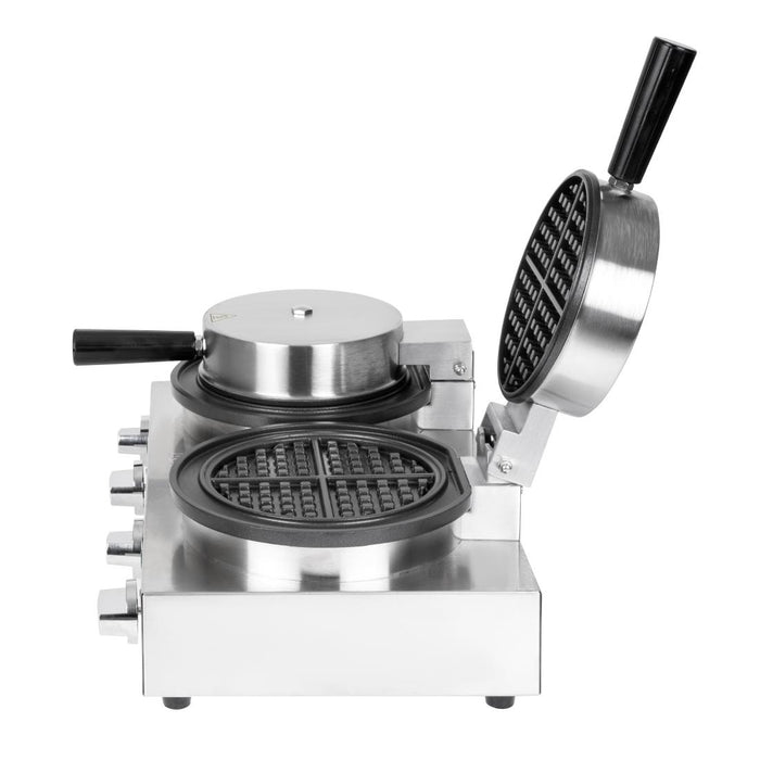 Buffalo Dubbele Ronde Belgische Wafelmaker