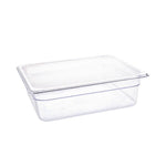 Vogue polycarbonaat 1/2 gastronorm container 100mm transparant