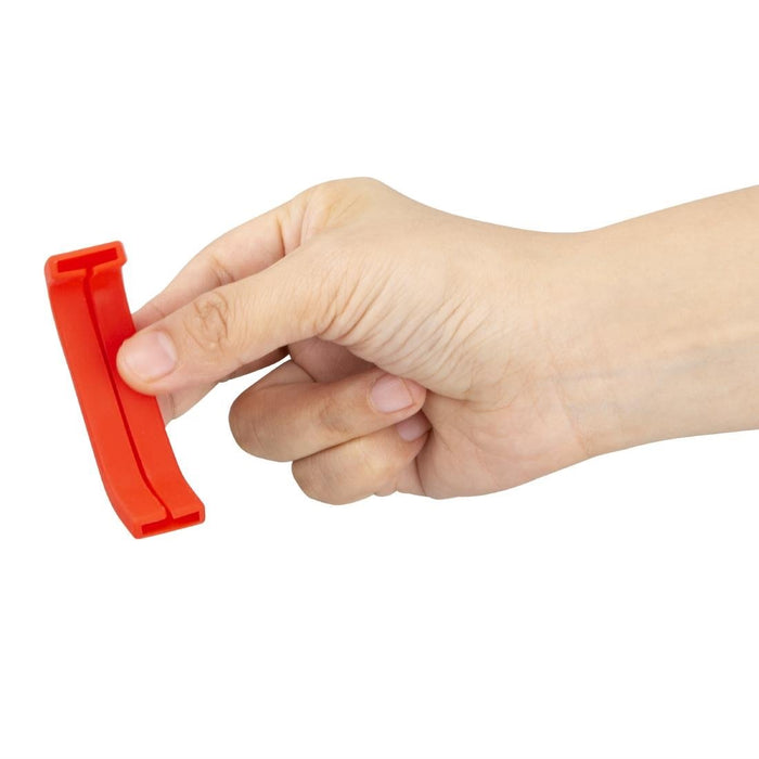 Olympia siliconen handgreep hoes voor 340ml kan rood - voor J316, CM606, HC608