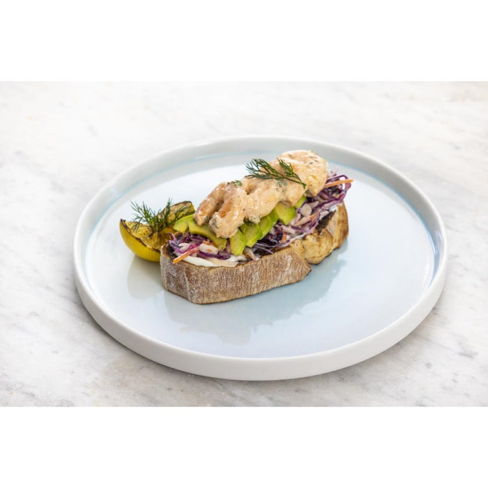 Olympia Fondant borden aqua blauw 270mm (4 stuks)