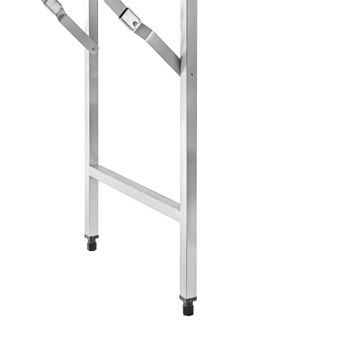 Vogue inklapbare RVS werktafel 180cm