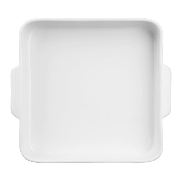 Olympia Whiteware Vierkante Ovenschaal Met Handgrepen 200x180x40mm (Pakket Van 3)