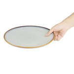 Olympia Drift Grey Plain Coupe Lage Kommen 260 mm (Pak Van 4)