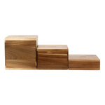Olympia Frames acaciahouten buffetverhogers (3 stuks)