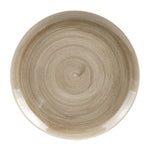 Churchill Stonecast Patina Antique Taupe Coupe Evolve Coupe Bord 32.4cm (pak van 10)