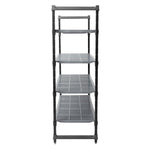 Cambro stelling 183cm hoog 4 schappen - 61cm diep - 152,5cm breed