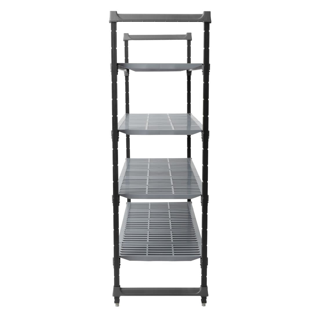 Cambro stelling 183cm hoog 4 schappen - 61cm diep - 152,5cm breed