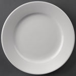 Olympia Athena borden met brede rand 20,2cm (12 stuks)