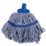 SYR ronde mop 35,5cm blauw