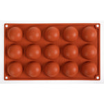 Pavoni Formaflex siliconen bakvorm 15 halve bollen