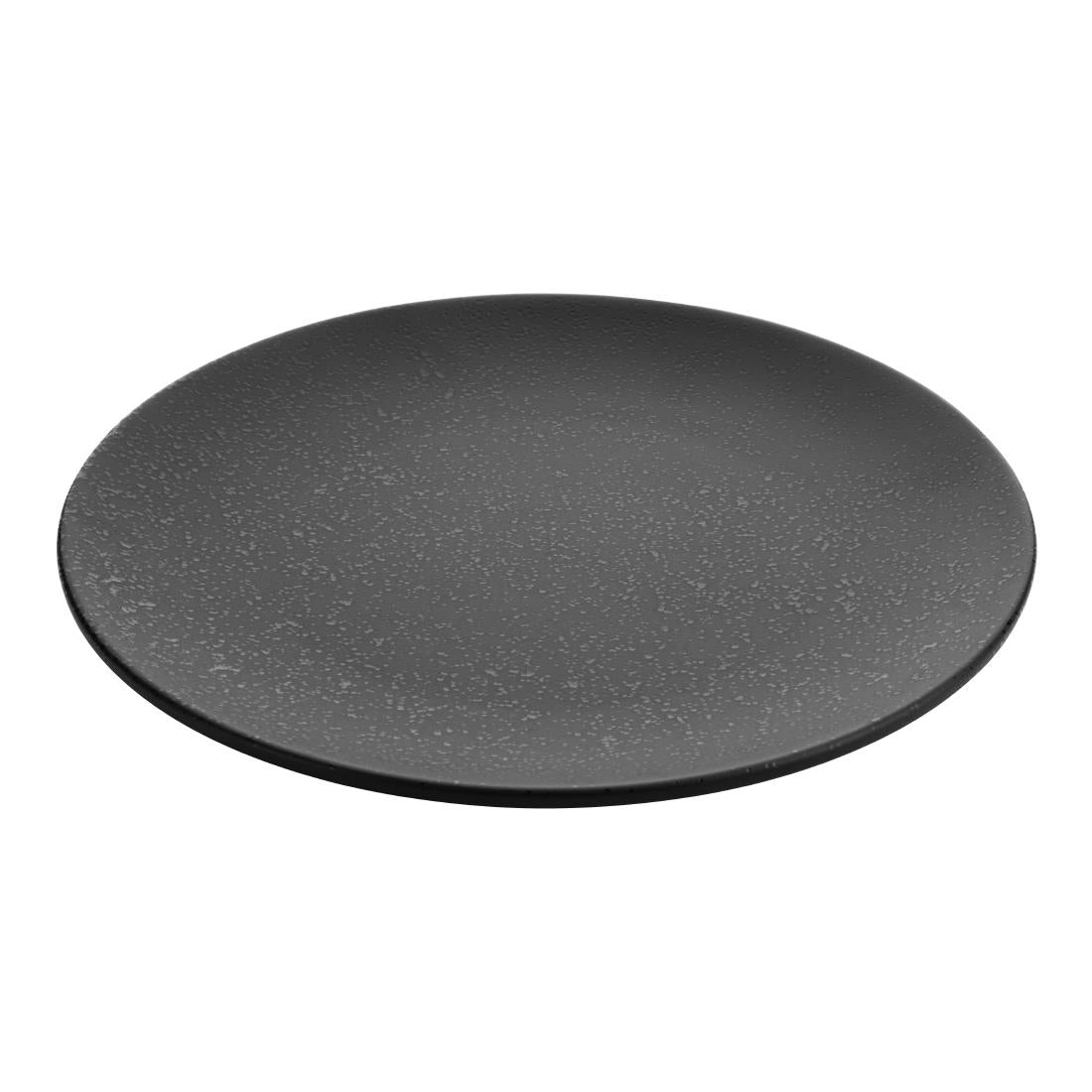 Olympia Fusion ronde borden 20,3cm zwart (6 stuks)