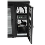 Polar u-serie vier-deurs displaykoeler voor achter de bar