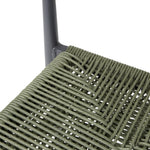 Bolero Eden PE gevlochten rattan outdoor armstoelen groen (4 stuks)