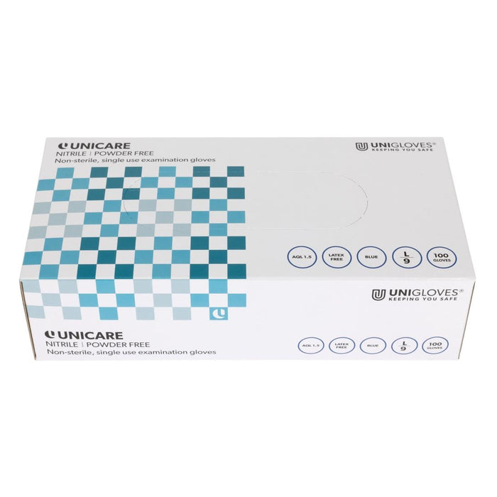 Nitril handschoenen blauw poedervrij S (100 stuks)