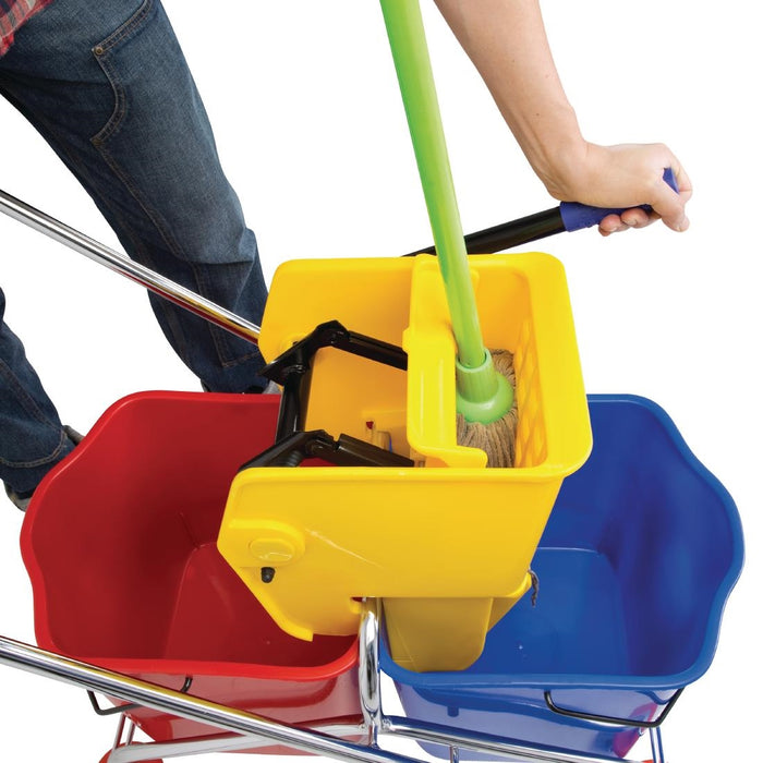 Jantex duo rolemmer met wringer 2x 23L