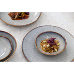 Olympia Drift Grijze Effen Coupeschalen 205 mm (Pak Van 4)