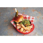 Rood Gingham vetvrij papier 25x25cm (200 stuks)