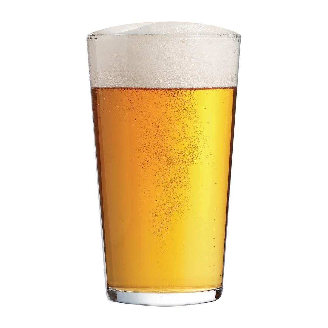 Olympia Conical Half Pint Glazen UKCA-CE 285ml/10oz (24 stuks)