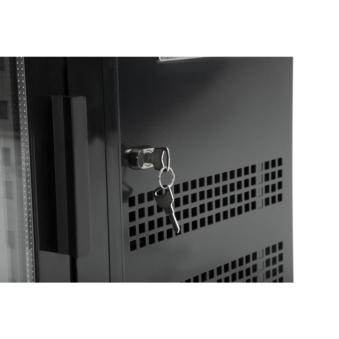 Polar u-serie vier-deurs displaykoeler voor achter de bar