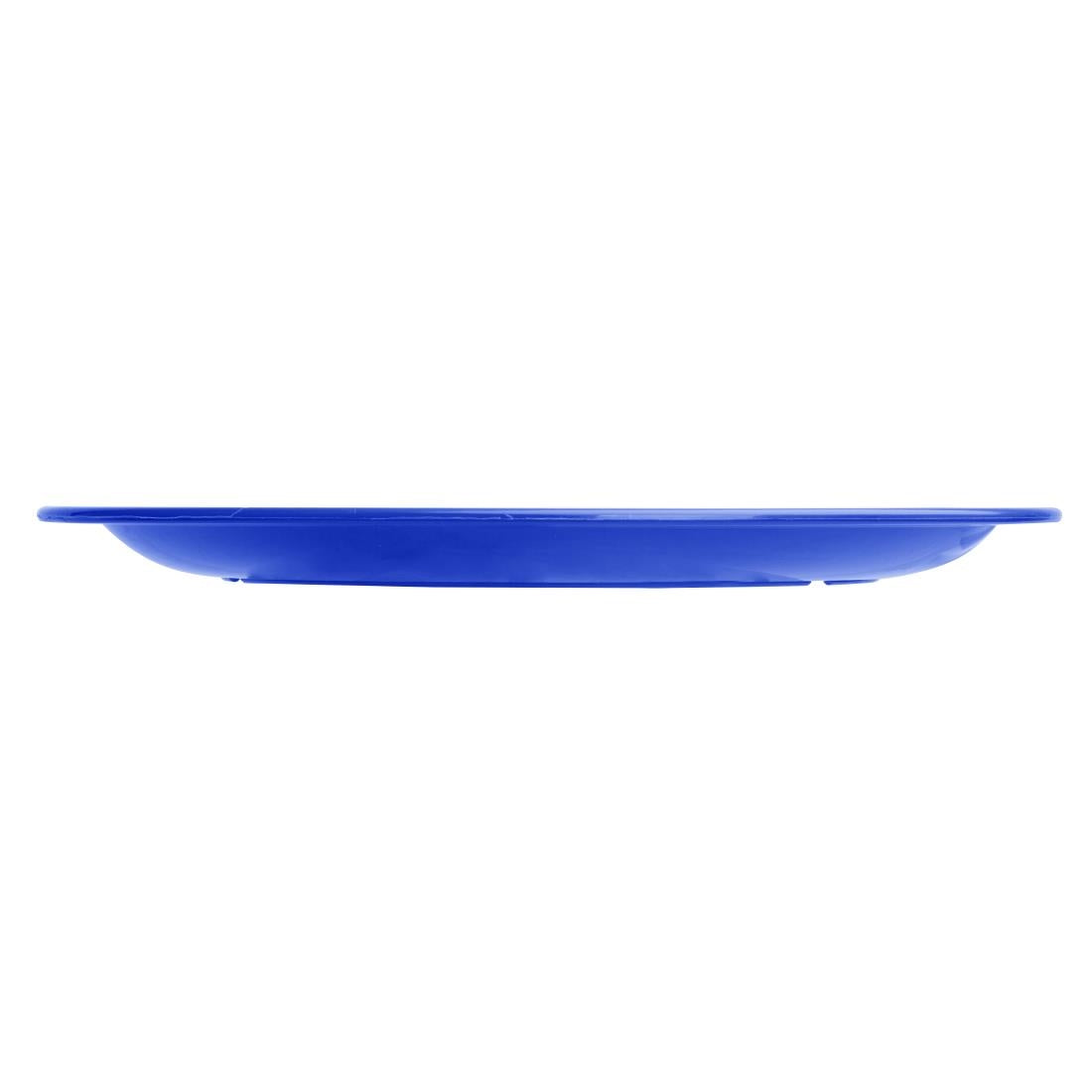 Olympia Kristallon polycarbonaat borden 23cm blauw (12 stuks)