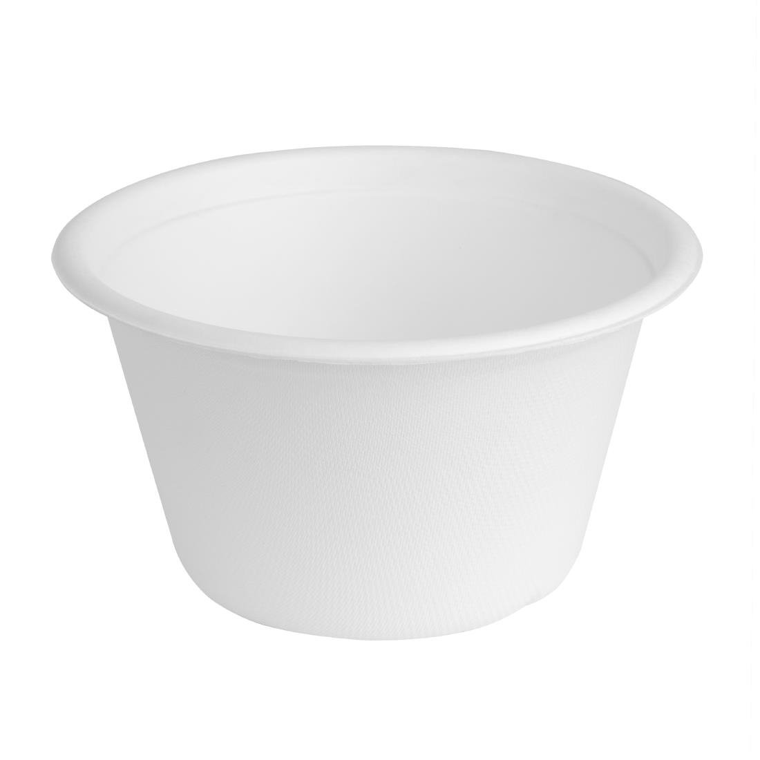 Fiesta Composteerbare Bagasse Kom Basis 500ml (Pak Van 50)
