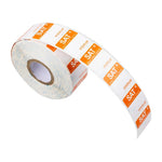 Hygiplas voedseletiketten zaterdag kleurcode oranje (1000 stuks)