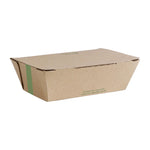 Vegware composteerbare ribkartonnen bakjes groot 60(H)x 130(B)x 195(D)mm (300 stuks)