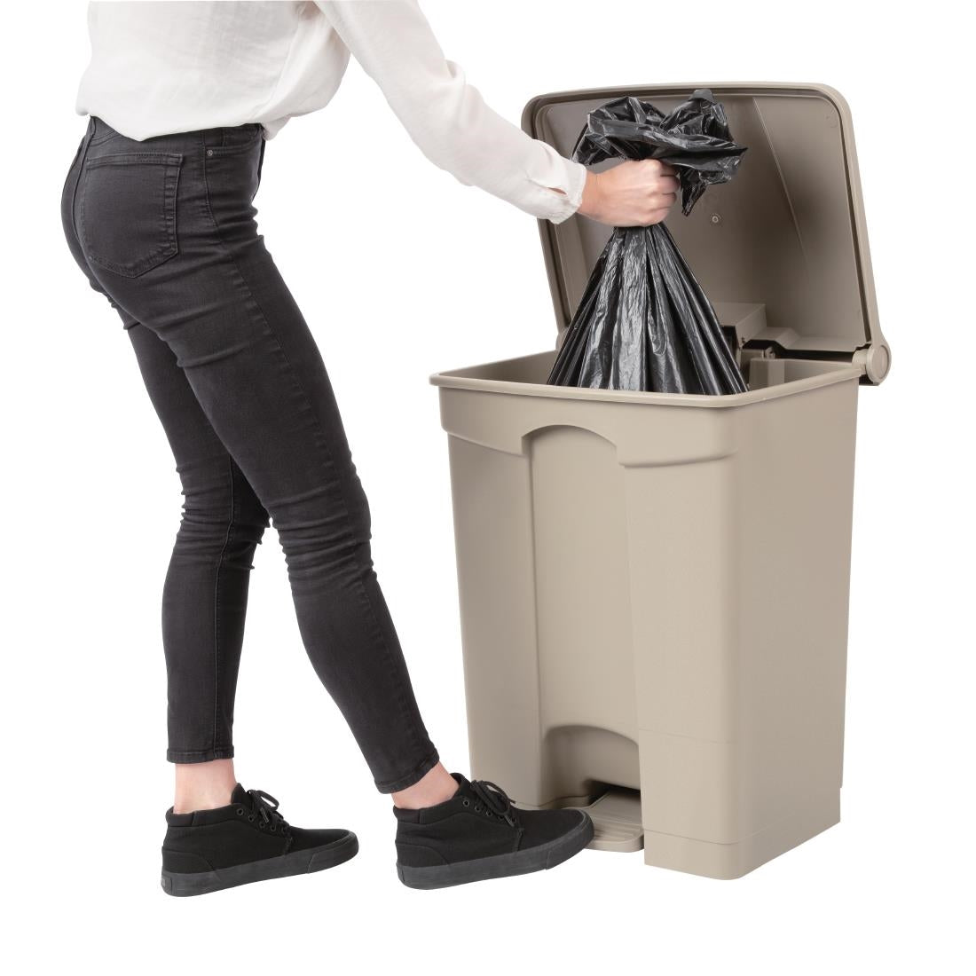 Jantex pedaalemmer 65L beige