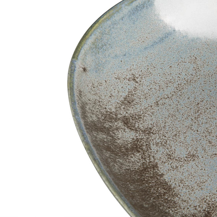 Olympia Ember Blauwe Driehoekige Kommen 245 mm (Pak Van 4)