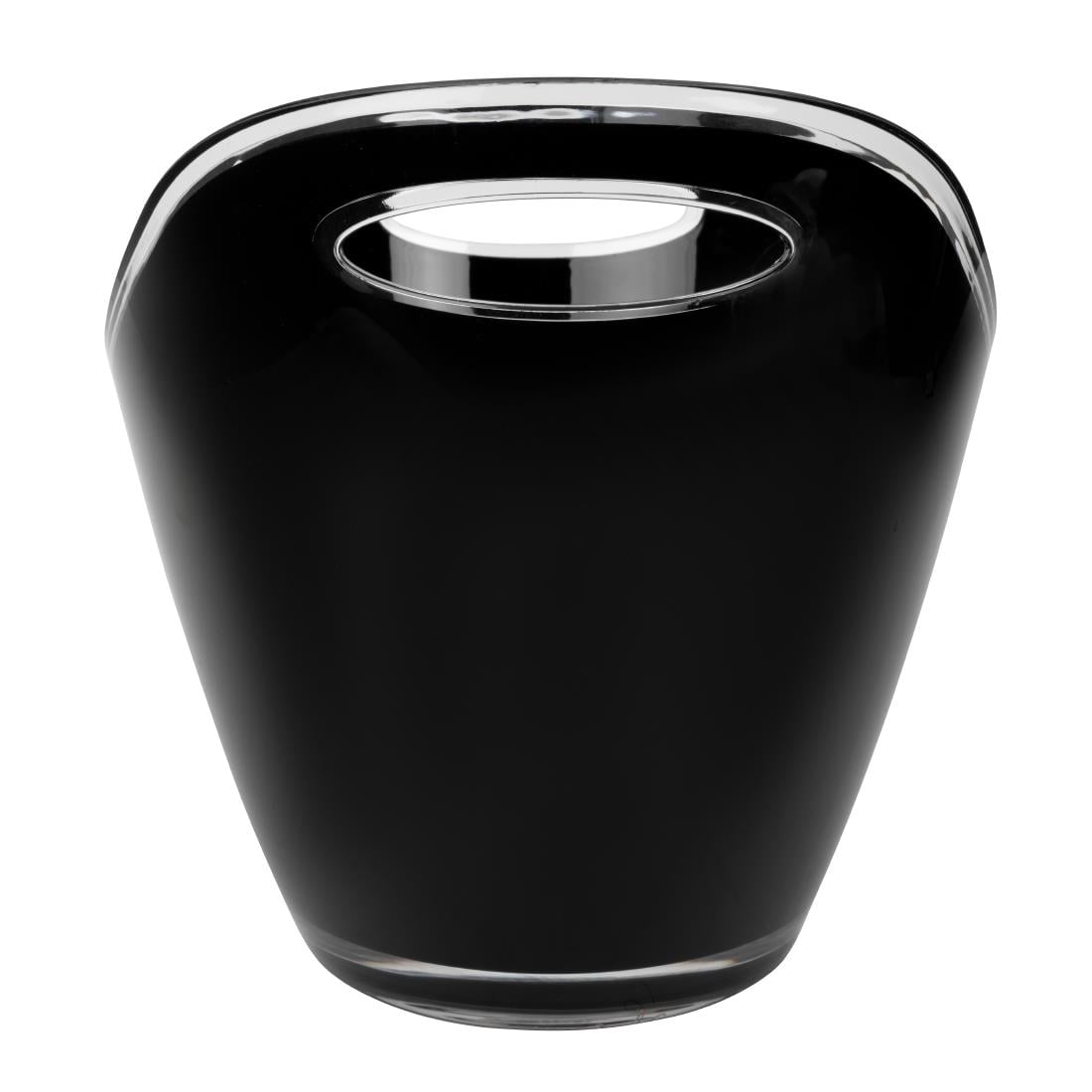 APS acryl champagne bowl groot zwart