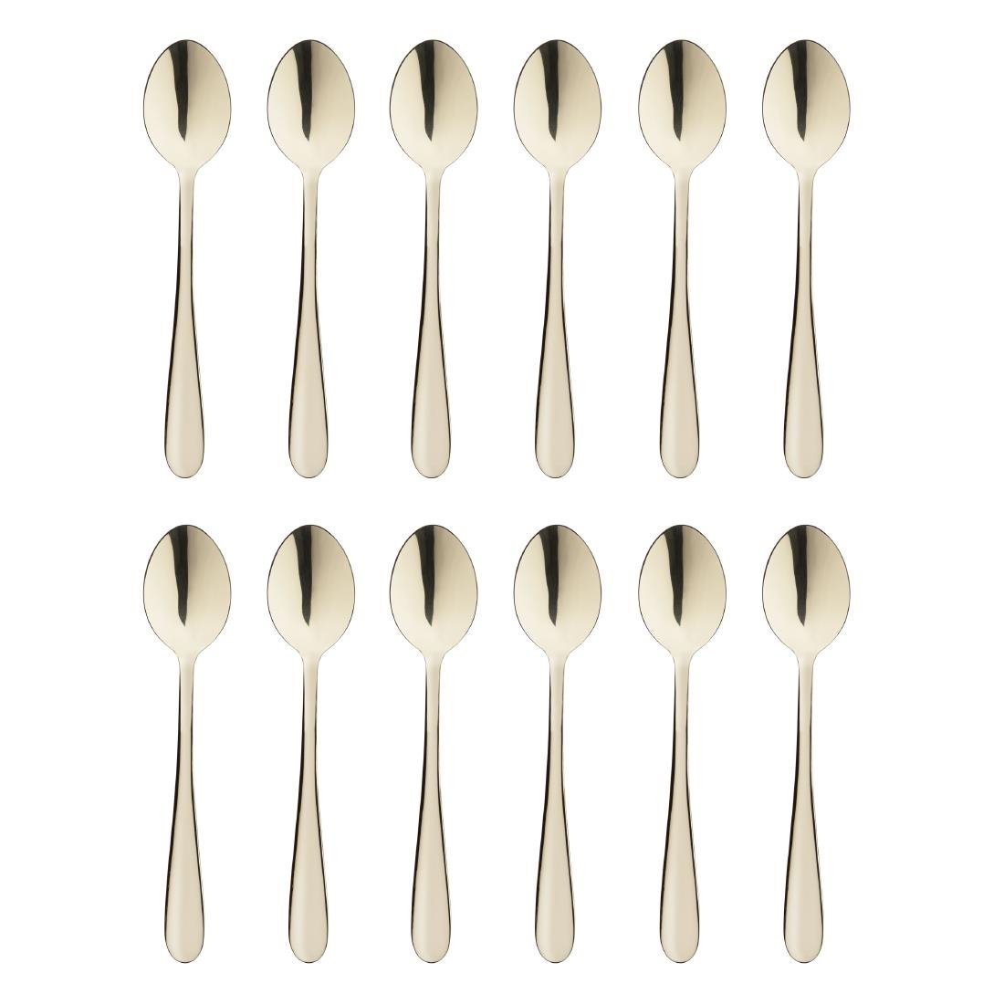 Olympia Buckingham Theelepels Champagne Goud (12 stuks)